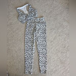 White Leopard Lauren Simpson Ryderwear Set